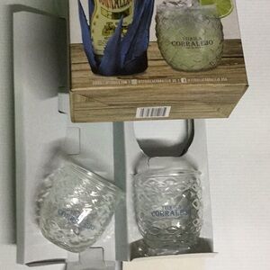 New 2 Tequila Corralejo  Glasses